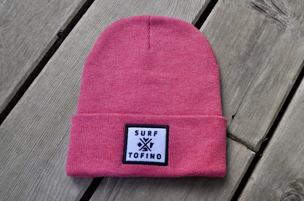 Surf Tofino Red Beanie