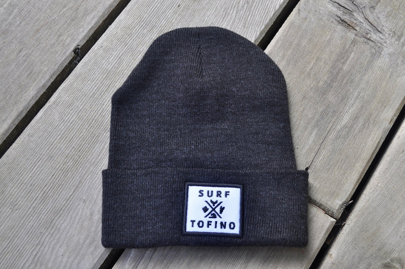 Surf Tofino Black Beanie