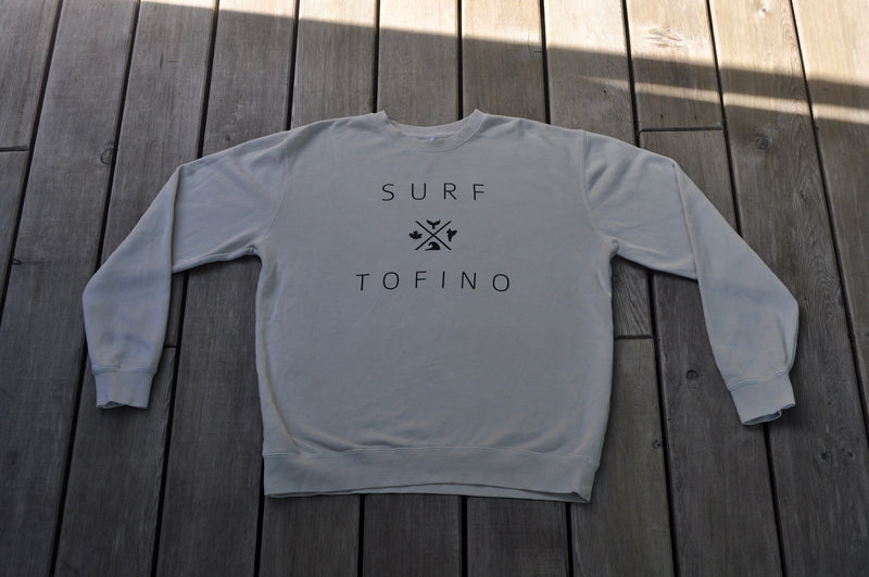 Beige Surf Tofino Crewneck