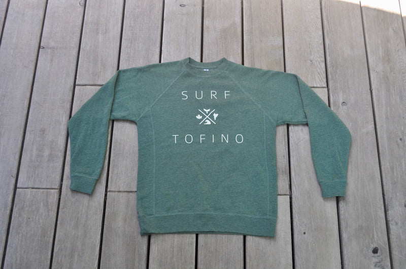 Green Surf Tofino Crewneck