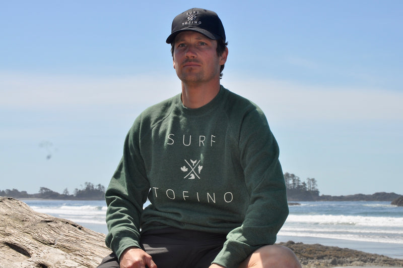 Green Surf Tofino Crewneck